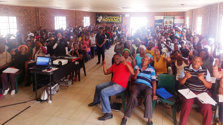 Facilitator Dr. Genevieve James of workshop Gender Violence